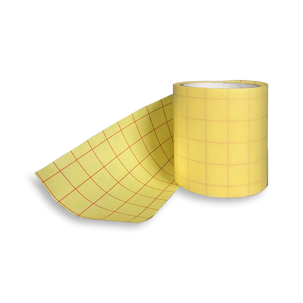 EnduraMASK MHC 165 Clear Red Grid Medium-High Tack Transfer Tape