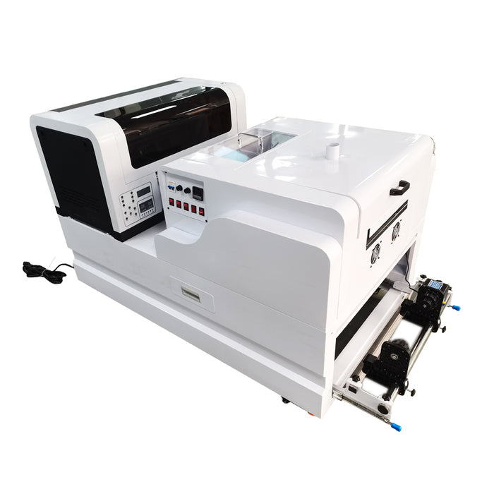 Sistema de impresión DTF multifunción Legend A3 con impresora DTF de alta velocidad (cabezales de impresión duales Epson I3200-A1), agitador de polvo y secador