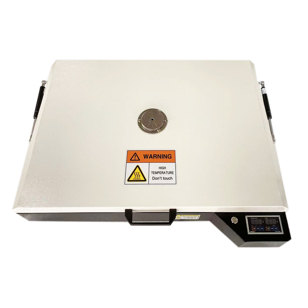 Horno DTF CALCA de 13 x 19 pulgadas con control de temperatura, tamaño A3/A4, película de transferencia de curado profesional, modelo abierto