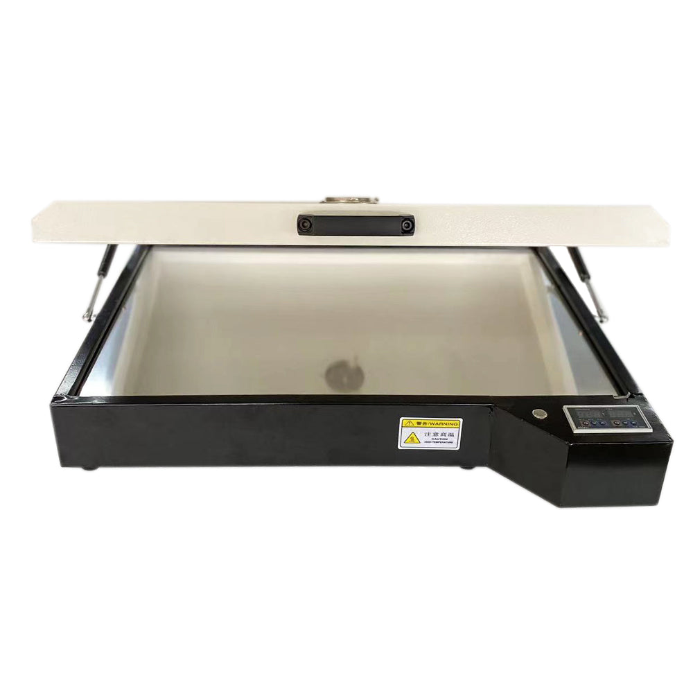 Horno DTF CALCA de 13 x 19 pulgadas con control de temperatura, tamaño A3/A4, película de transferencia de curado profesional, modelo abierto