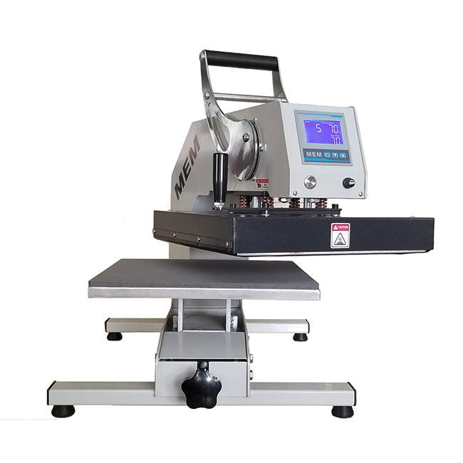 Prensa térmica manual abatible MEM de 16" x 20" de alta calidad