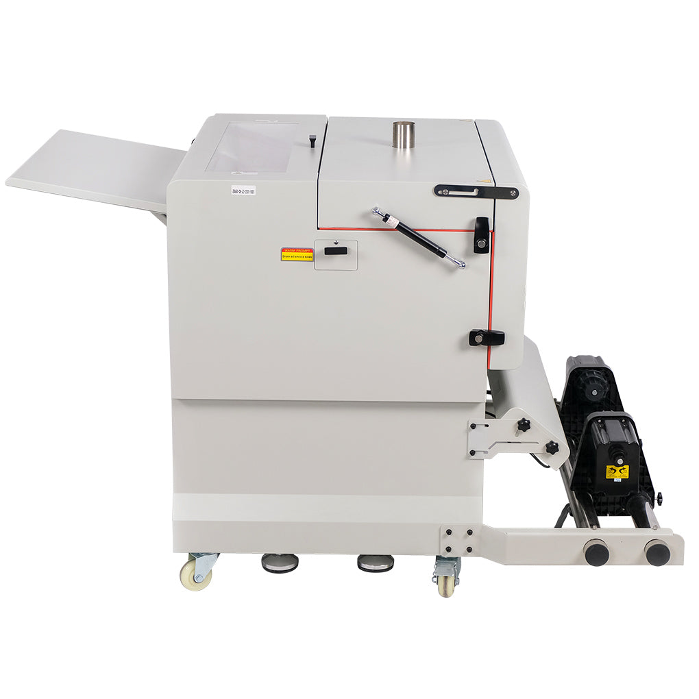 Secador y agitador de polvo DTF compacto CALCA de 24 pulgadas con pantalla táctil, modelo vertical, disponible en EE. UU.