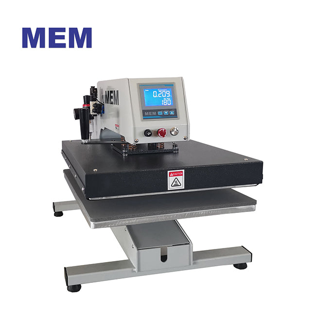 Prensa térmica neumática abatible MEM de 16" x 20" de alta calidad
