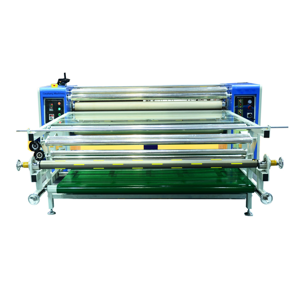Máquina de transferencia térmica de gran formato de rollo a rollo de 1200 mm (47,2 pulgadas) de alta calidad (máquina de calentamiento por aceite)