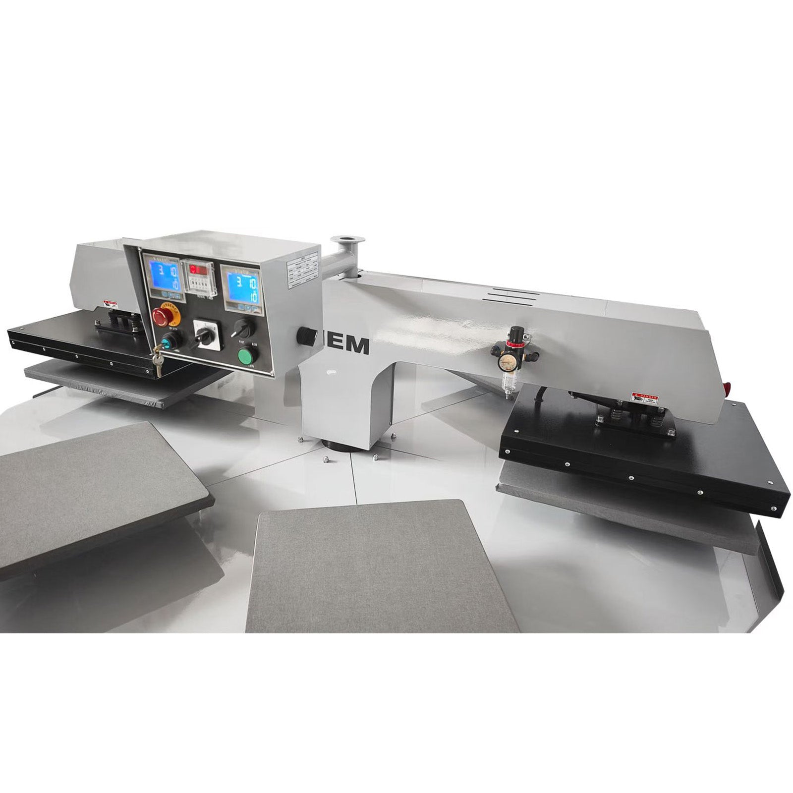 MEM 16"x20" Automatic Pneumatic 2-Head 6-Station Carousel Heat Press Machine