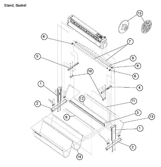 Rueda giratoria NANSIN DNB50B M8 para Graphtec FC9000 (U792900775)