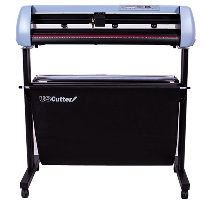 Cortadora de vinilo USCutter serie SC2 de 34" (con soporte y cesta de recogida) con software de diseño y corte VinylMaster Cut