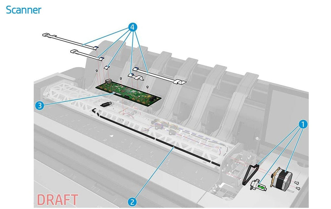 TX600 LW2.1 PCA SV - Para la serie HP DesignJet T2600 (2YB64-67058)