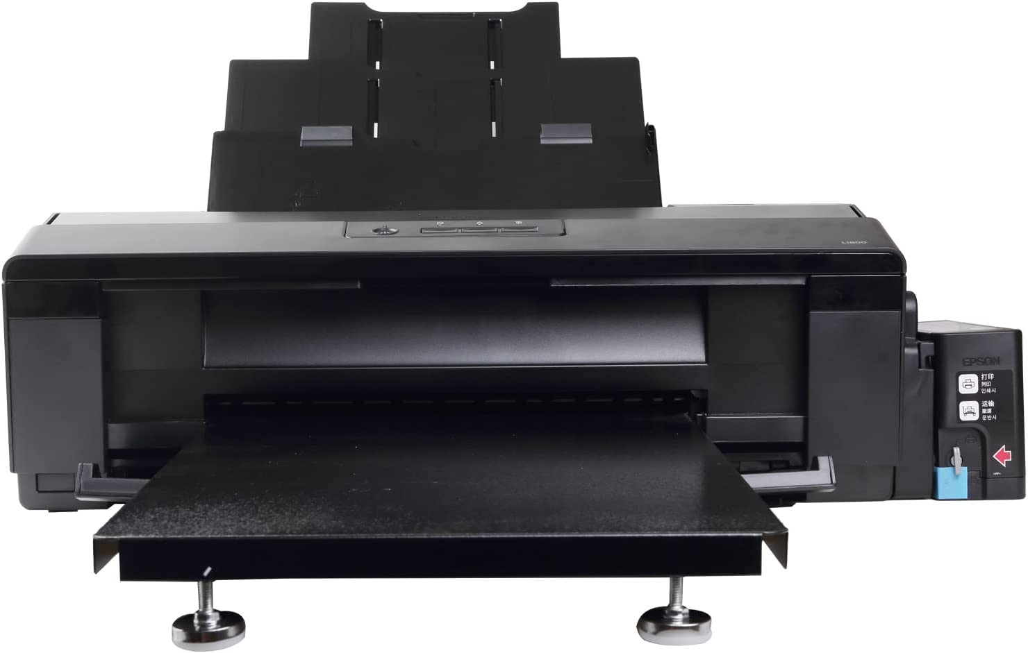 Impresora DTF de 13 pulgadas y ancho A3+, máquina de transferencia directa con película L1800, ideal para imprimir camisetas, sudaderas, fundas de almohada, etc. (6 tintas de 100 ml + 100 películas PET + polvo)