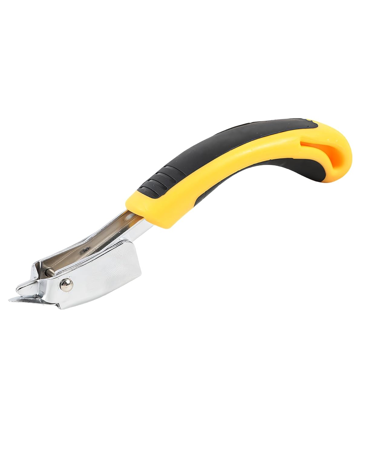 Heavy Duty Staple Remover (15.5 cm) Upholstery Construction Office, Good Grip Stapler Remover, Staple Remover Puller, Staple Removal Tool for Furniture, Wooden Case, Carton (Yellow)