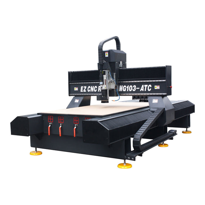 Enrutador CNC de tornillo de bola doble de alta calidad 1325 de 51 pulgadas x 98 pulgadas, con husillo de 9 kW