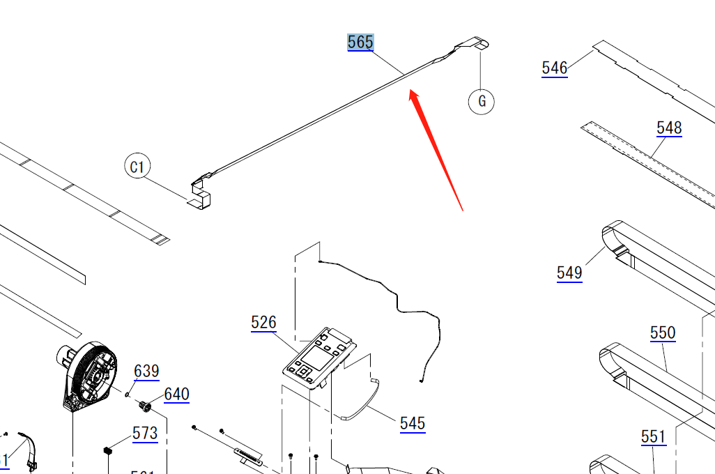 Cable FFC CN301 para EPSON SureColor T7000 T7200 / B6000 F6000 F6200 F6300 (placa principal a placa secundaria B) - 2193750