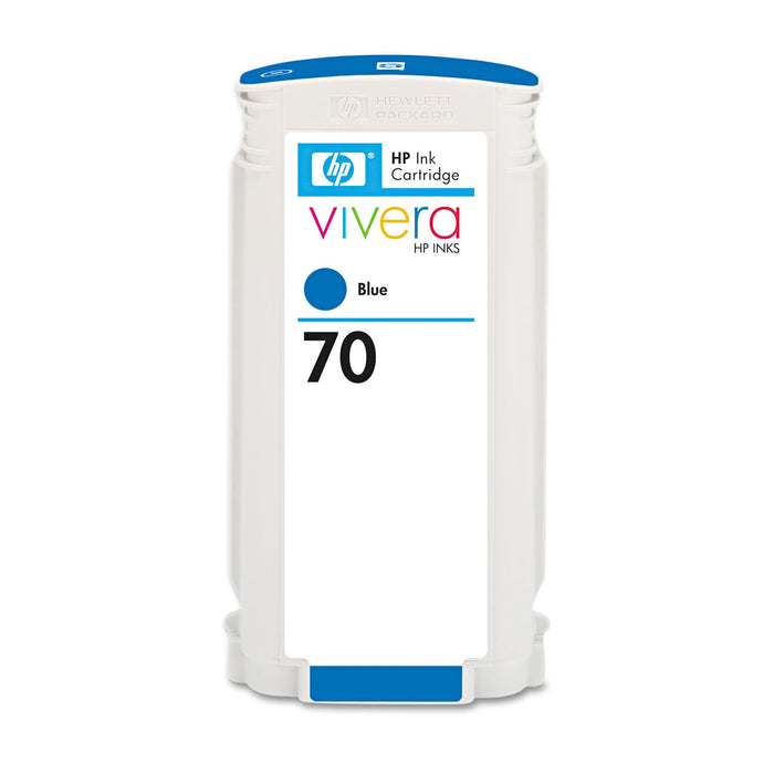 Cartucho de tinta azul HP 70 de 130 ml para HP DesignJet serie Z3100 y Z3200 (C9458A) - Usado parcialmente