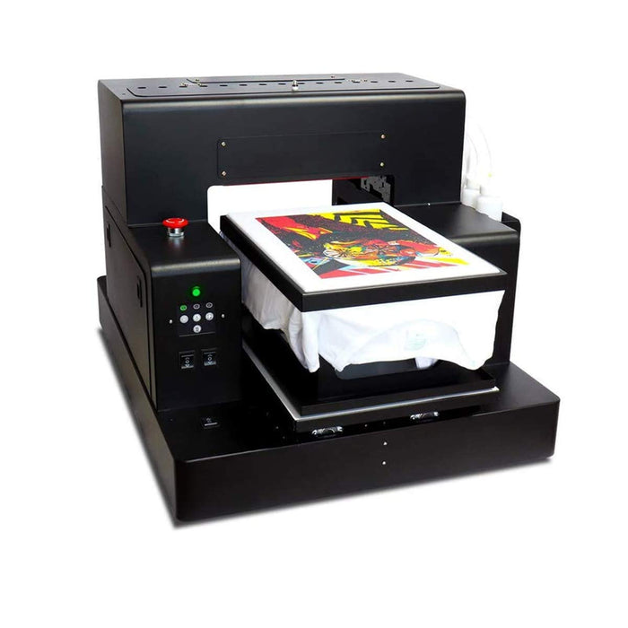 Impresora plana automática A3 DTG para camisetas, ropa de bebé y camisetas oscuras y claras.