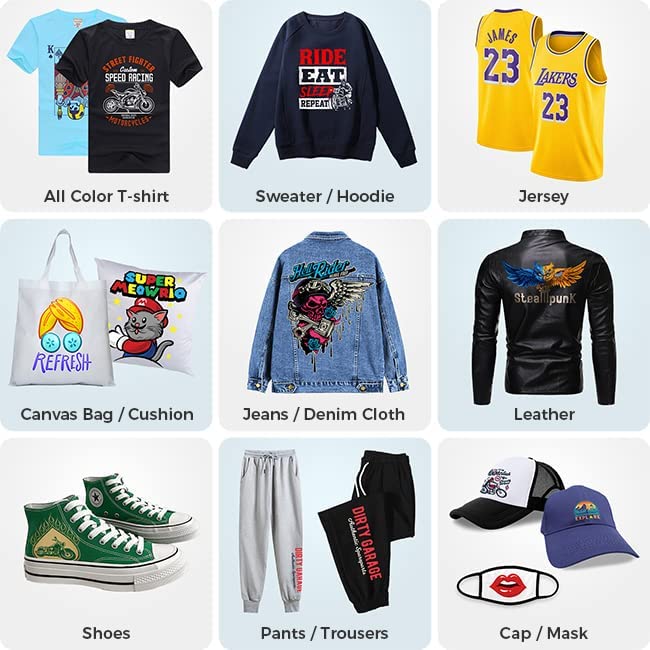 Impresora de transferencia DTF clásica de 24 pulgadas (600 mm). Impresora DTF directa a película. Máquina DTF con cabezales de impresión duales I3200-A1 para impresión de camisetas por transferencia.