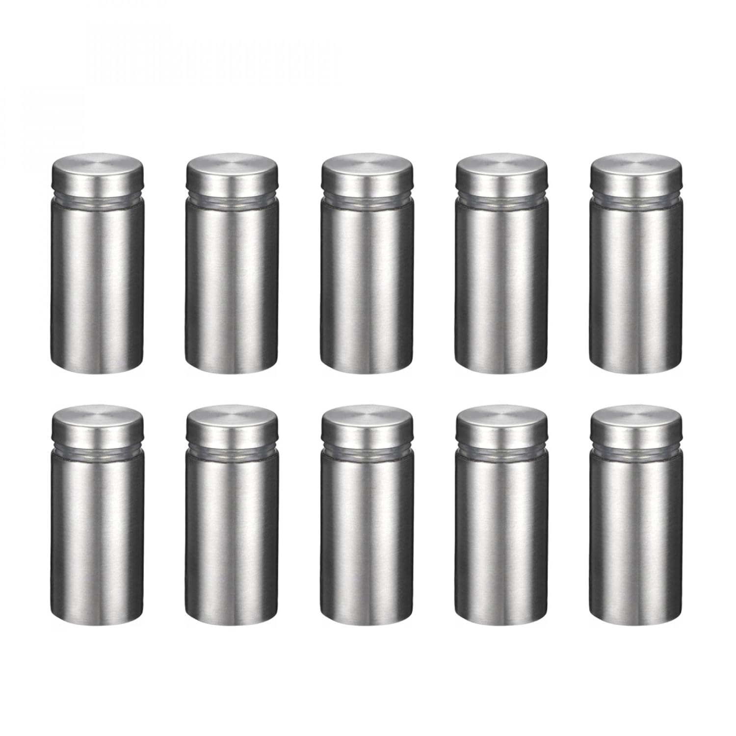 Wall Mount Acrylic Sign Standoff Screws Holders Glass Nails - 10pcs (19x40mm)