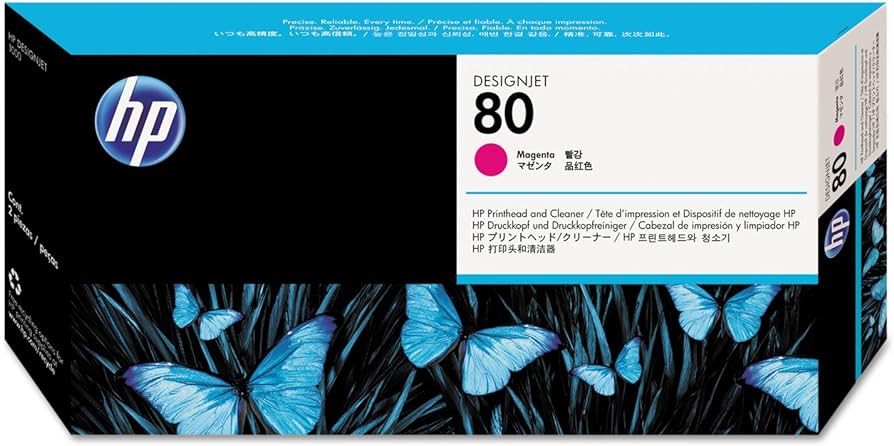 EN VENTA - Cabezal de impresión HP 80 magenta para las series HP DesignJet 1050C y 1055CM (C4822A)