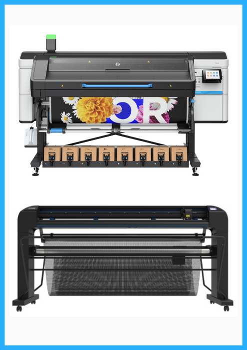 PAQUETE - Impresora HP Latex 830 de formato ancho de 64" - Nueva + Cortadora de vinilo Summa S Class 3 T160 de 62" (S3T160) - Nueva