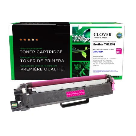 Clover Remanufactured Magenta Toner Cartridge for Brother TN223