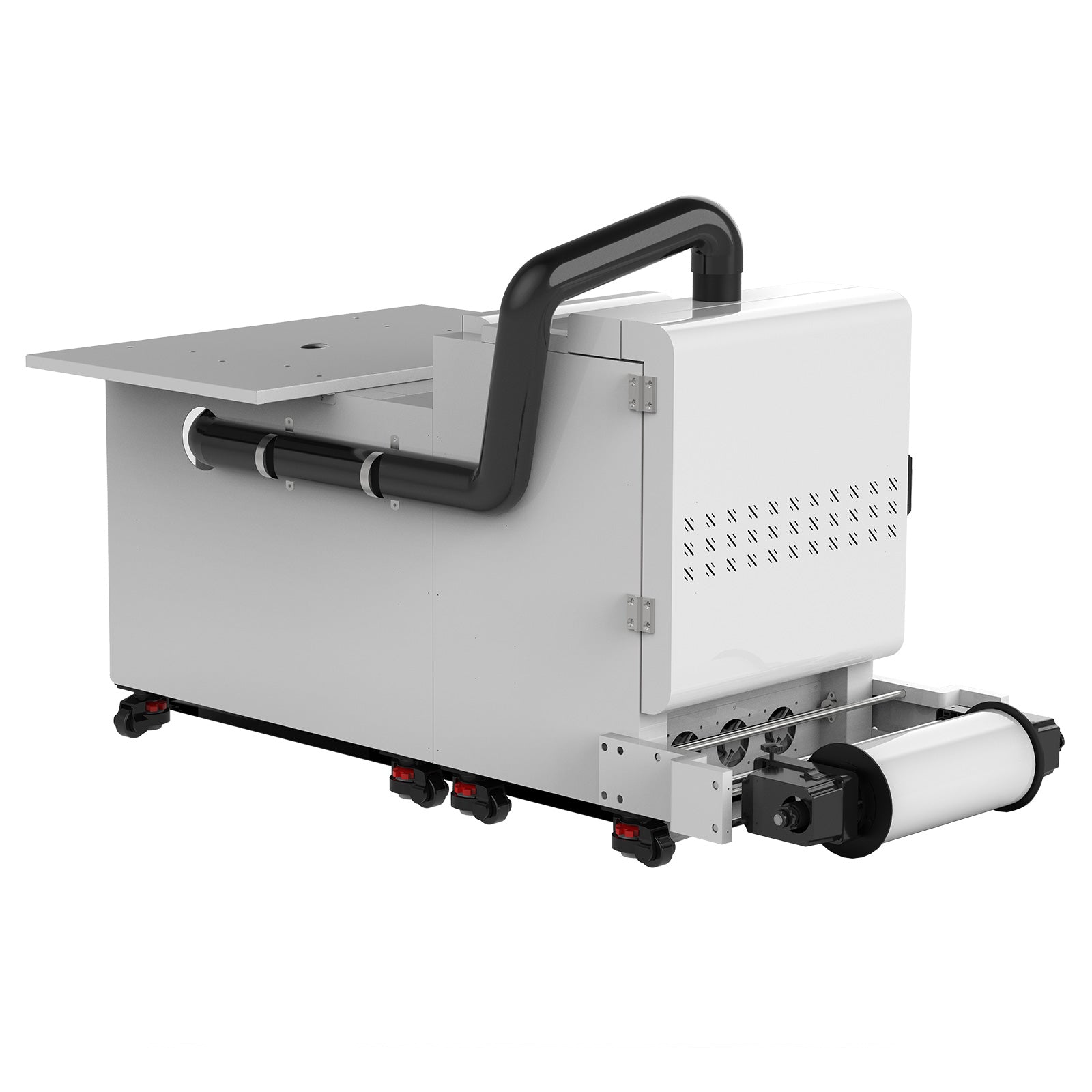 Secador y agitador de polvo compacto DTF CALCA de 13 pulgadas con purificador de aire, modelo vertical