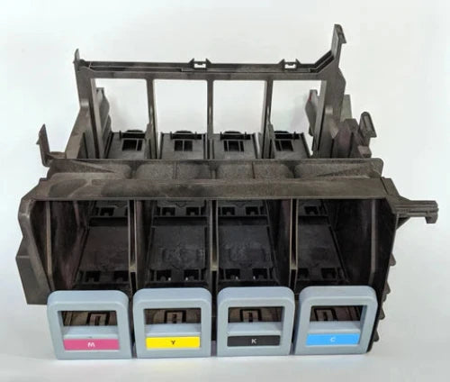 Estación de suministro de tinta superior con bandejas - Para HP Designjet L26500 y Latex 260, 210 Series (CH955-67013) - Nueva