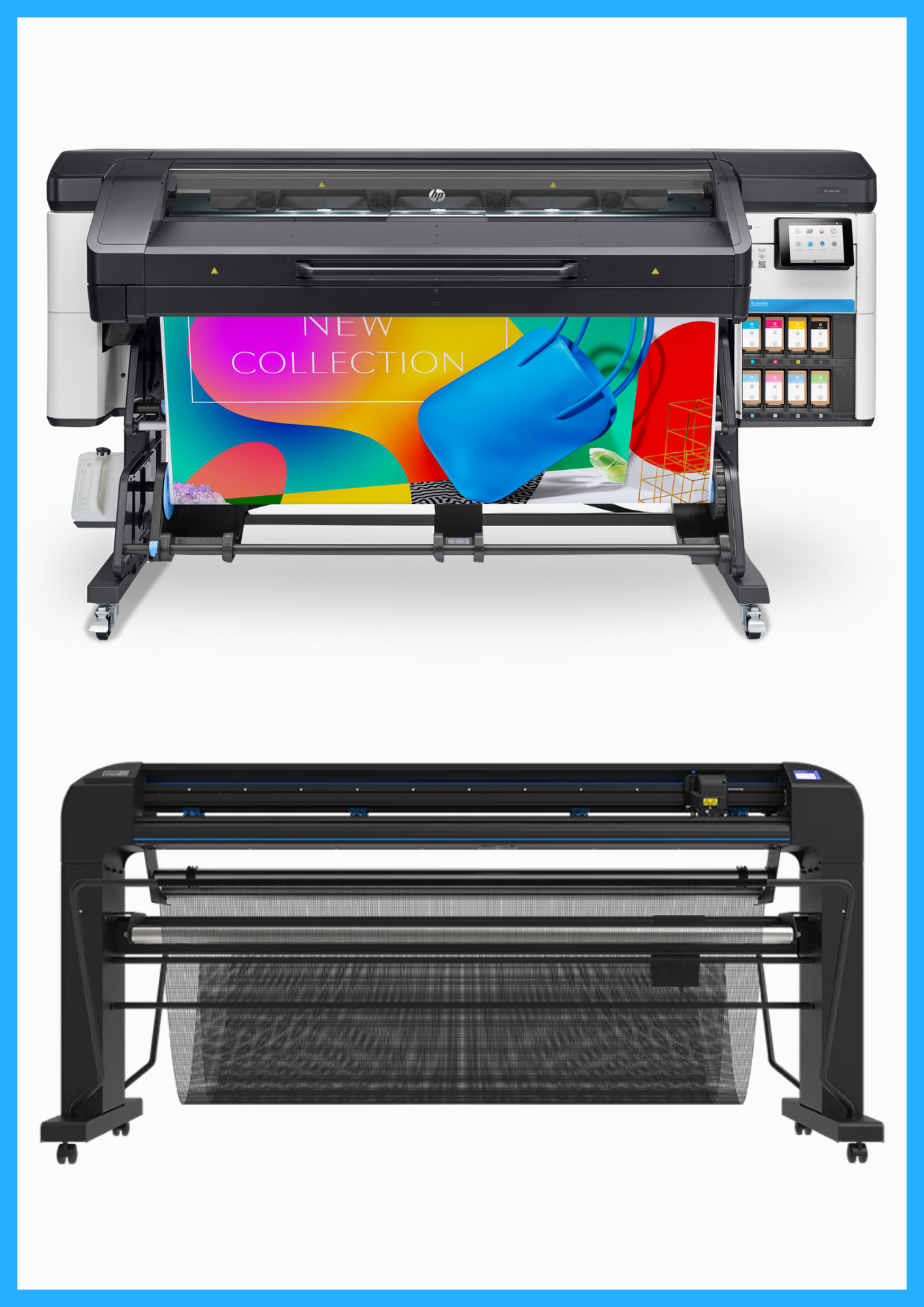 PAQUETE - Impresora HP Latex 700 de formato ancho de 64" - Reacondicionada (90 días de garantía) + Cortadora de vinilo Summa S Class 3 T160 de 62" (S3T160) - Nueva