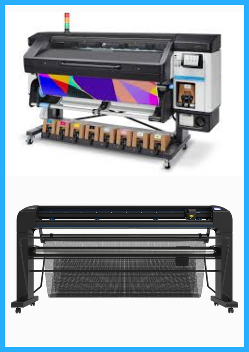 PAQUETE - Impresora HP Latex de 800 W y 64" de formato ancho - Reacondicionada (90 días de garantía) + Cortadora de vinilo Summa S Class 3 T160 de 62" (S3T160) - Nueva