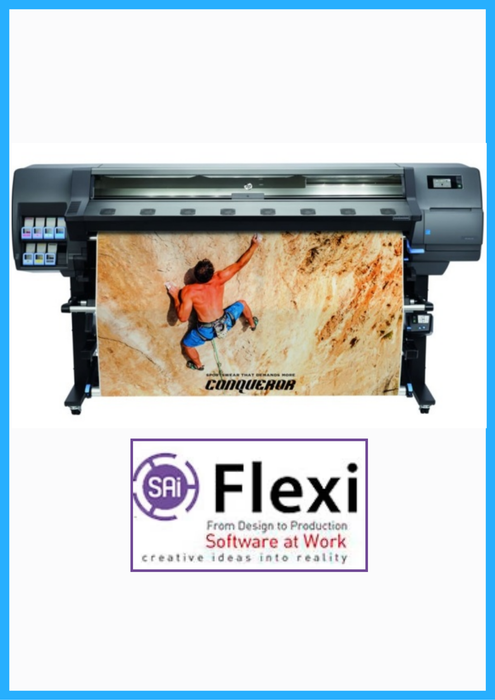 Impresora HP Latex 335 de 64" de gran formato (V8L39A) - Reacondicionada (90 días, 1, 2, 3 o 4 años de garantía) + software Flexi RIP