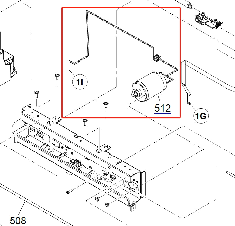 Motor EPSON SureLab D500 D550 D570 CR - 1888391