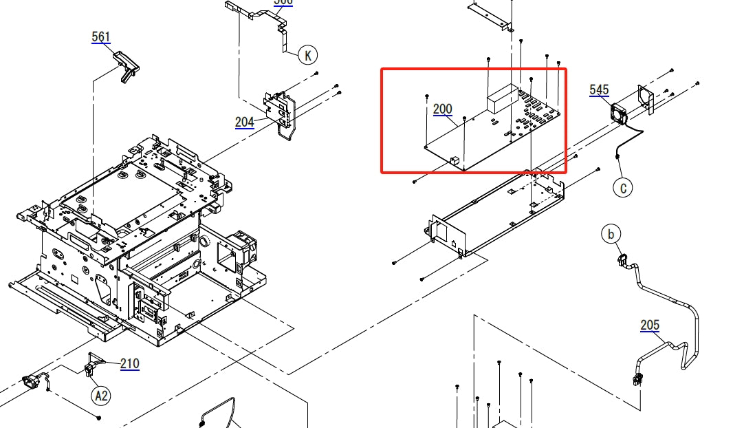 Placa base EPSON SureLab D800, D830, D850, D860 y D870 - 2198406