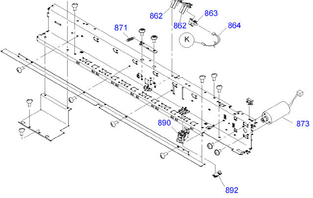 Placa de circuito impreso EPSON Pro 4880/7880/9880/11880 - 2023967