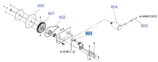 Conjunto de codificador EPSON Pro GS6000 PF - 2123061