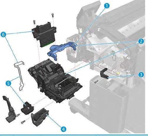 Actuador de corte por impacto - Para las series HP DesignJet T930, T1530, T2530 y T3500 (CR357-67068)