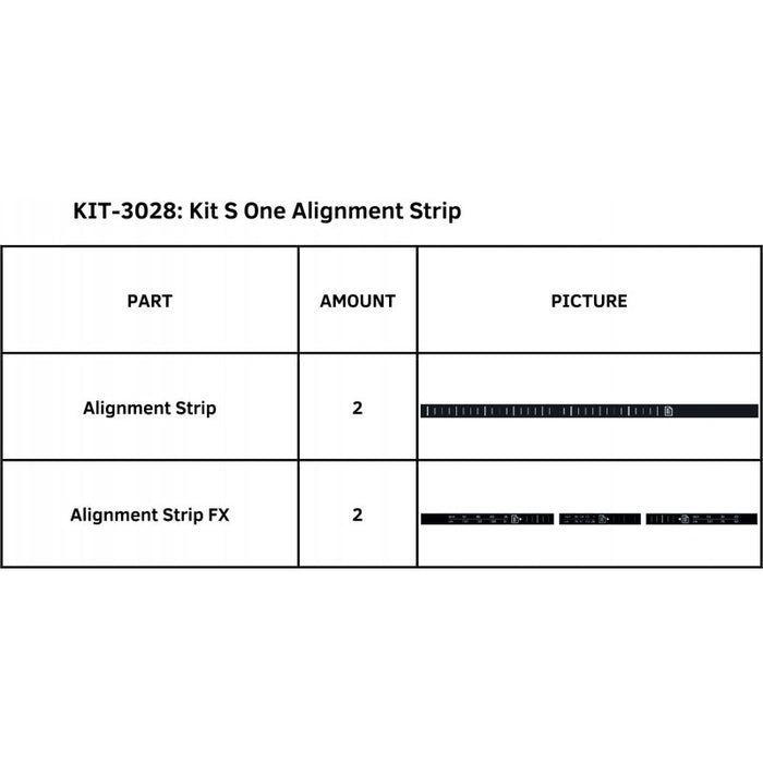 Tira de alineación del kit Summa para la serie Summa S One (KIT-3028)