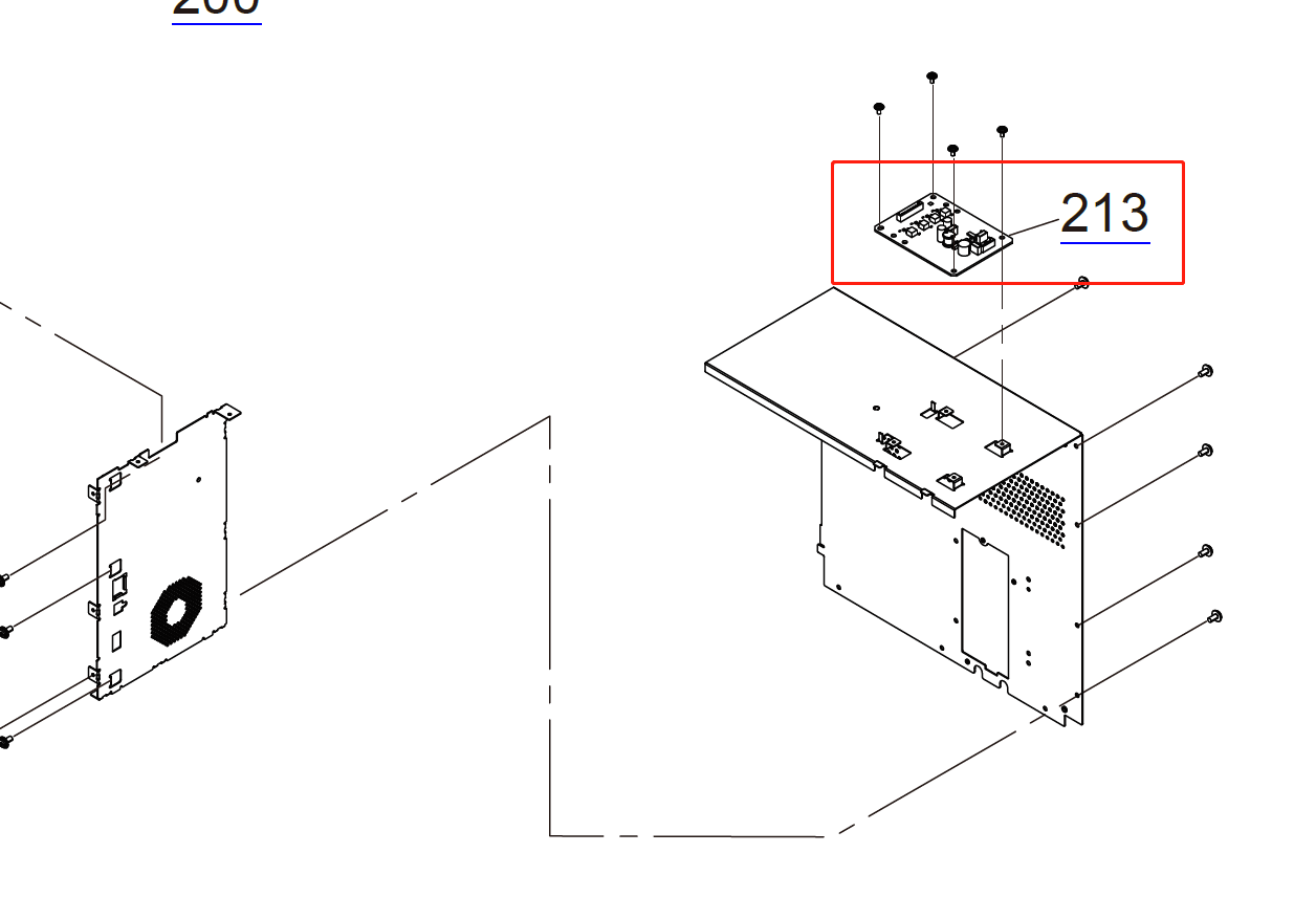 Placa de relés LED EPSON SC-S40600 S60600 S80600 / P7500 P9500 B9000 / F9300 F9400 F10000 R5000 - 2175354