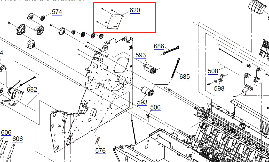 EPSON SureColor P7500 P7550 P7570 / P9500 P9550 P9570 PLACA SUB L - 2199864