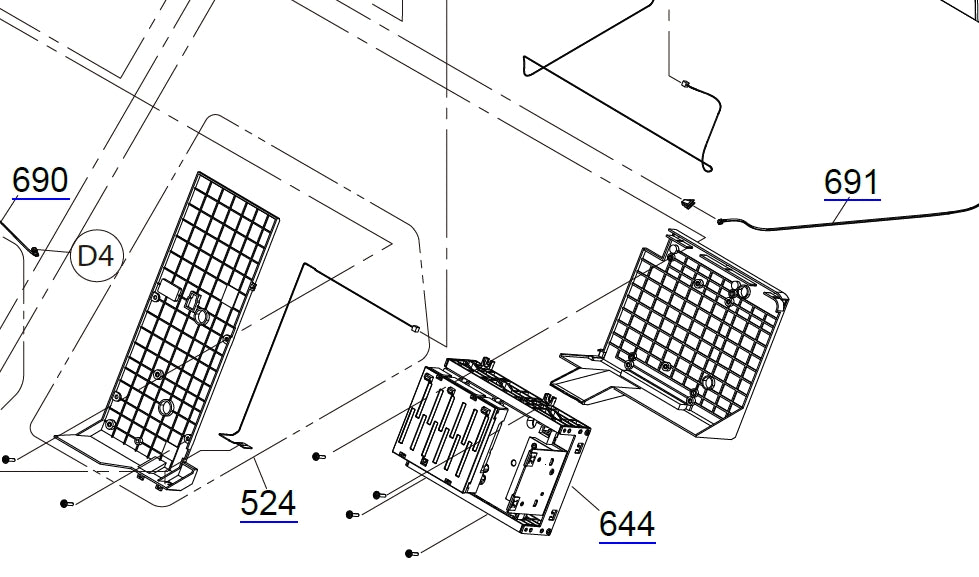 EPSON SureColor P7500 P7550 P7570 / P9500 P9550 P9570 CONJUNTO DE TAPA DE SEGURIDAD - 1821516