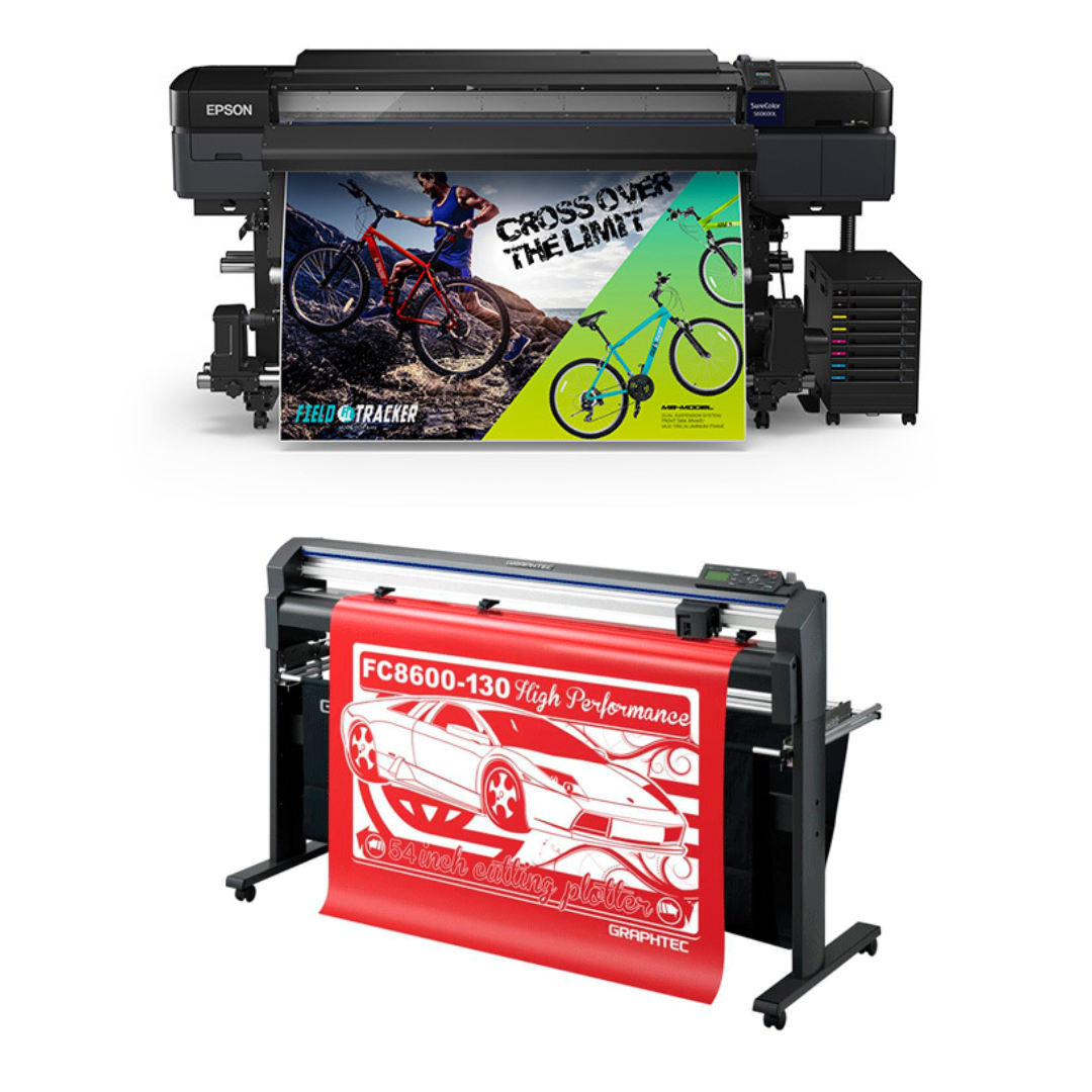 Impresora Epson SureColor S60600L de 64" rollo a rollo de tinta solvente de 4 colores a granel