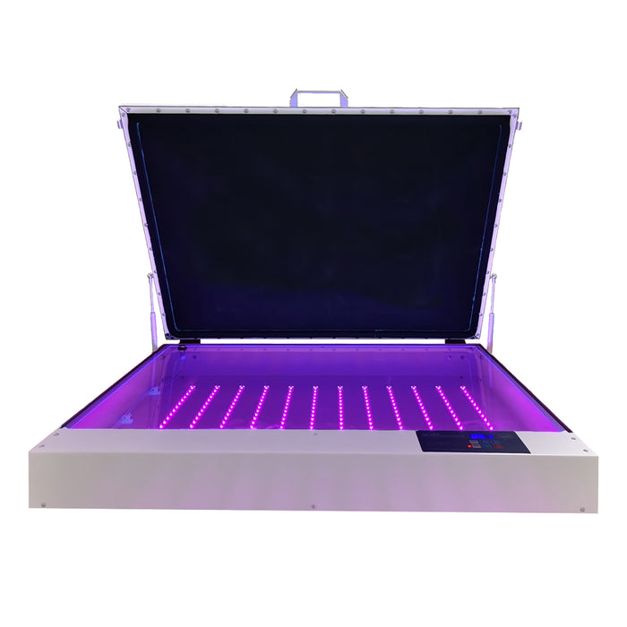 Unidad de exposición UV LED al vacío Qomolangma de sobremesa de 24,8 x 32,6 pulgadas y 120 W