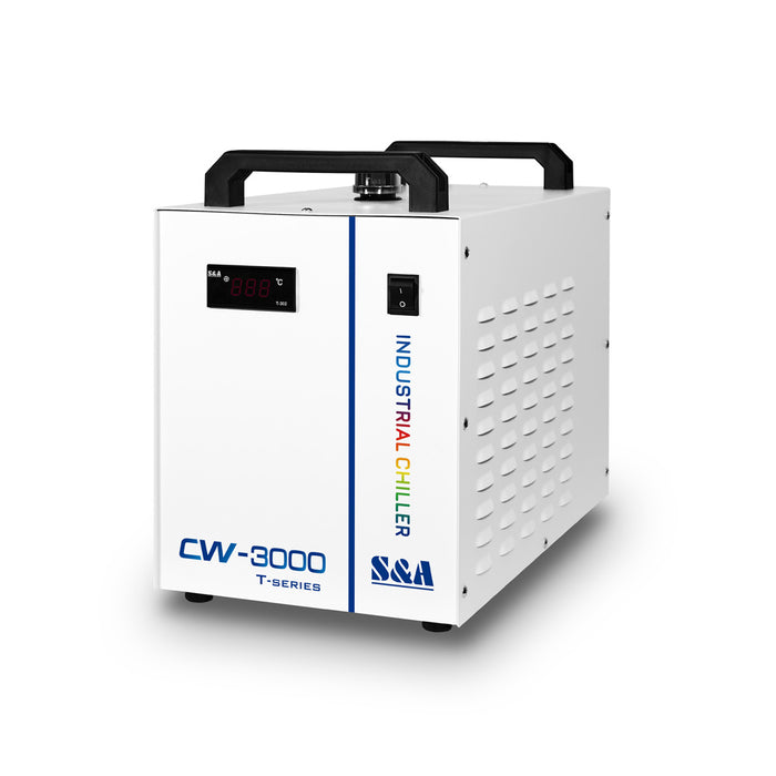Enfriador de agua industrial por termólisis 3000DG para tubos de vidrio de CO2 de máquinas de grabado, CA 1P 110 V, 60 Hz