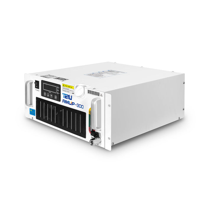 Enfriador de agua RMUP-300BH para montaje en rack de 4U para láser UV de 3 W a 5 W. Láser ultrarrápido.