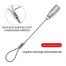 Wire Sling Rope for Acrylic Board Ceiling Suspension Kit (Choose Size) - WSR02