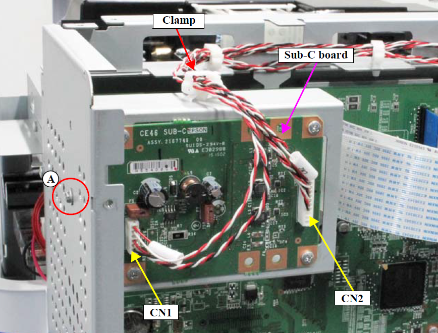 Placa de relés LED EPSON SC-S40600 S60600 S80600 / P7500 P9500 B9000 / F9300 F9400 F10000 R5000 - 2175354