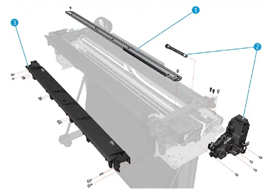 Platina de salida para la serie HP DesignJet Studio Steel de 36 pulgadas (5HB14-67007)