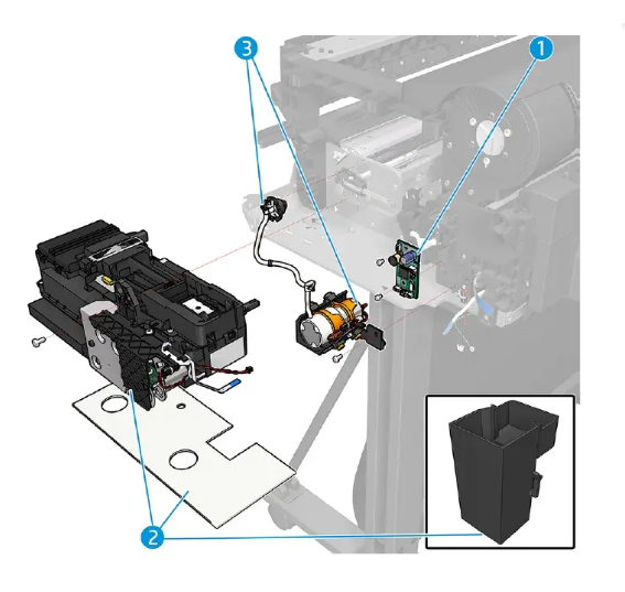 Paquete PCA para las series HP DesignJet T210, T230, T650, T630 y Spark (5HB06-67021)