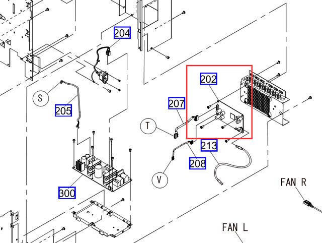 Conjunto de placa principal EPSON SC-T3000, B - 2158451, 2144077