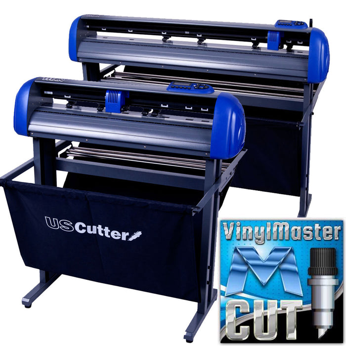 Cortadora de vinilo USCutter TITAN-3 (ARMS) de 53" con soporte, cesta y software de corte VinylMaster - Nueva