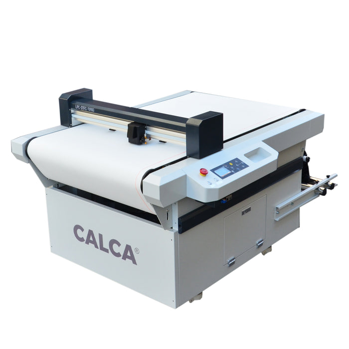 Cortadora digital plana CALCA de 81 x 91 cm con alimentación automática para película de impresión DTF (6090 g)
