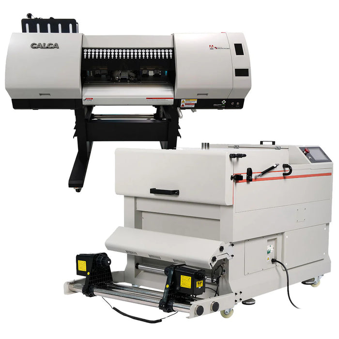 Sistema de impresión DTF CALCA PRO de 24 pulgadas (600 mm) (cabezales duales Epson I3200-A1, agitador y secador de polvo de reciclaje automático)