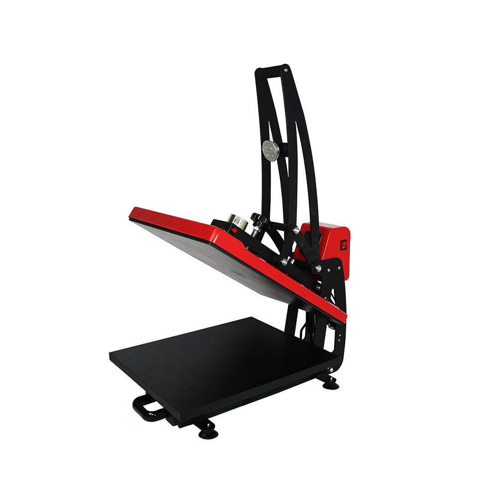 Máquina de prensado térmico de apertura automática Qomolangma de 16 x 20 pulgadas, versión vertical